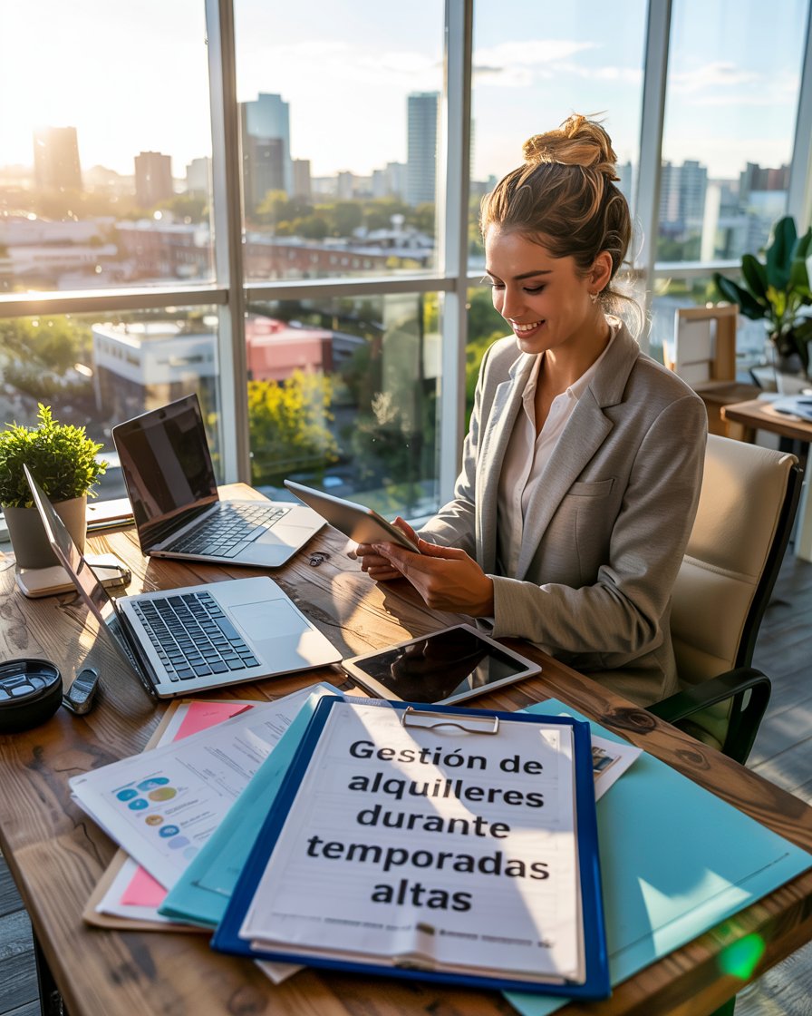 gestión de alquileres temporales durante temporadas altas