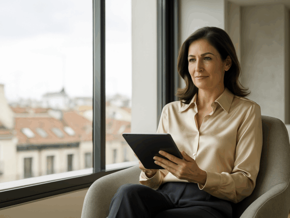 Propietario de una vivienda en Madrid gestionando su alquiler de forma sencilla y rentable gracias al servicio de gestión integral de youhomey.