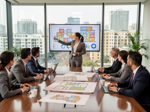 professional property management meeting